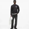 Monogram yamalı sweatshirt Monogram yamalı sweatshirt