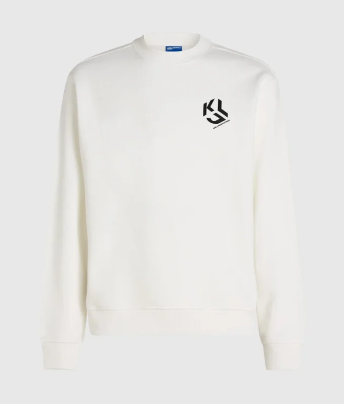 Monogram yamalı sweatshirt Monogram yamalı sweatshirt