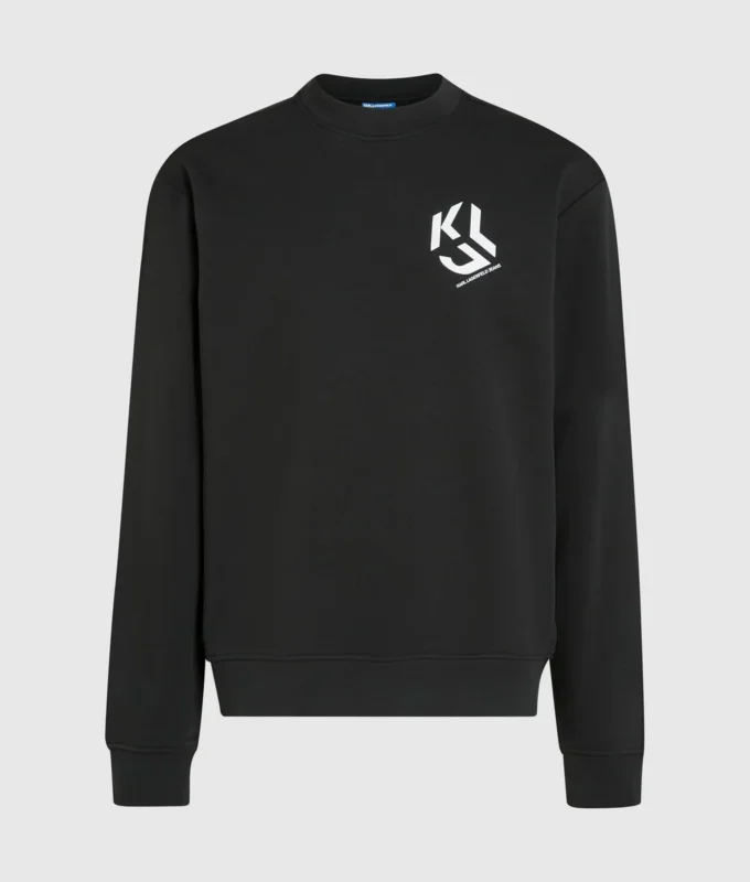 Monogram yamalı sweatshirt Monogram yamalı sweatshirt