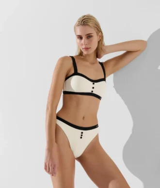 MONOKROM BANDEAU BİKİNİ ÜSTÜ