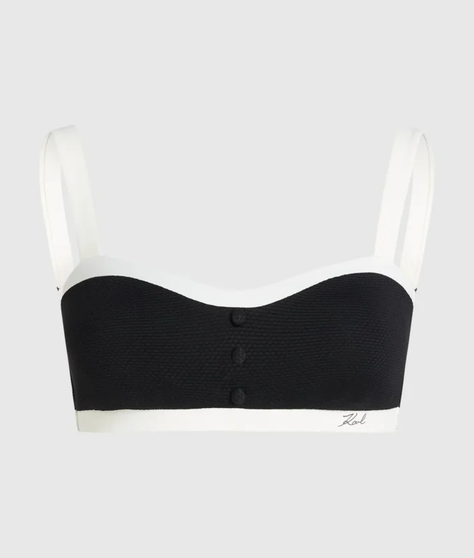 MONOKROM BANDEAU BİKİNİ ÜSTÜ MONOKROM BANDEAU BİKİNİ ÜSTÜ