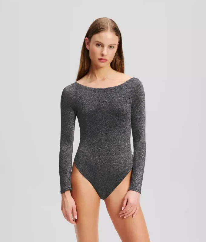 İmza uzun kollu bodysuit İmza uzun kollu bodysuit