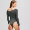İmza uzun kollu bodysuit İmza uzun kollu bodysuit