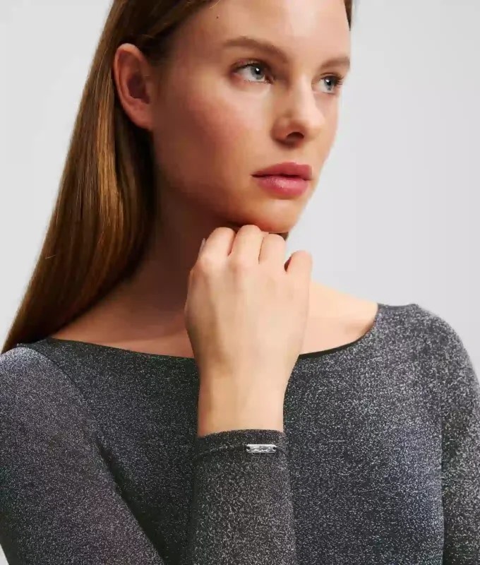 İmza uzun kollu bodysuit İmza uzun kollu bodysuit