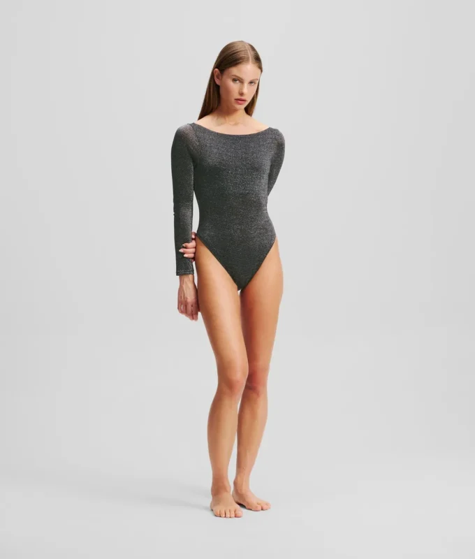 İmza uzun kollu bodysuit İmza uzun kollu bodysuit