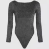 İmza uzun kollu bodysuit İmza uzun kollu bodysuit