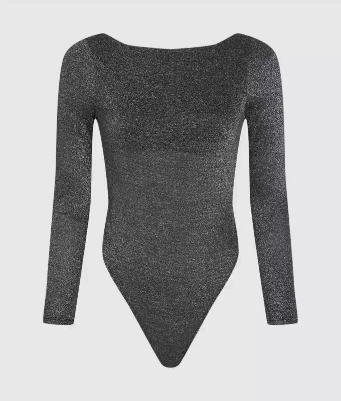 İmza uzun kollu bodysuit İmza uzun kollu bodysuit