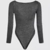 İmza uzun kollu bodysuit İmza uzun kollu bodysuit