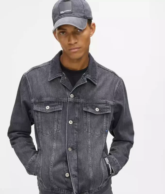 Normal kesim denim ceket Normal kesim denim ceket