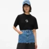Normal kesim Monogram T-shirt Normal kesim Monogram T-shirt