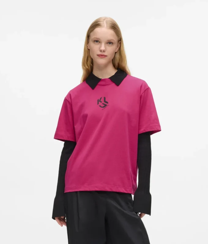 Normal kesim Monogram T-shirt Normal kesim Monogram T-shirt