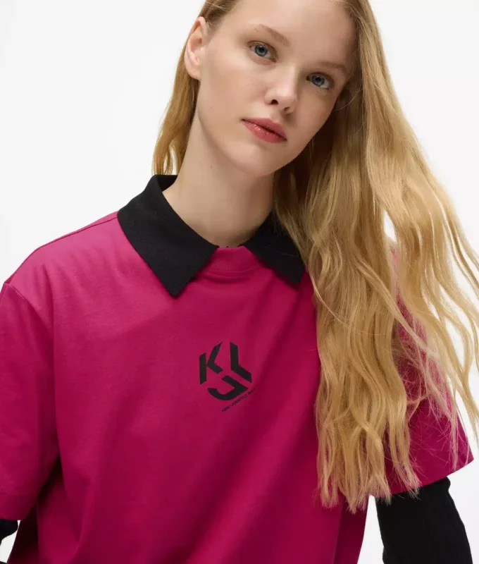 Normal kesim Monogram T-shirt Normal kesim Monogram T-shirt