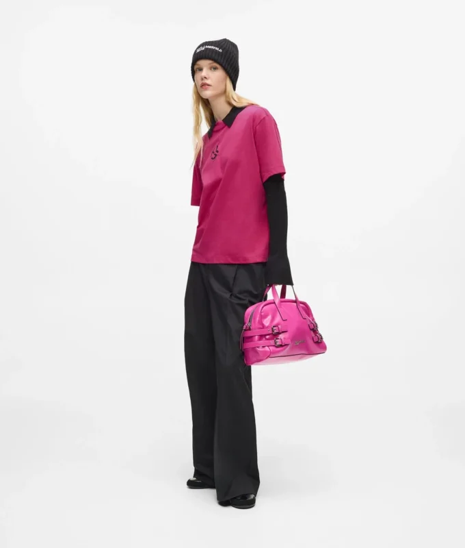 Normal kesim Monogram T-shirt Normal kesim Monogram T-shirt