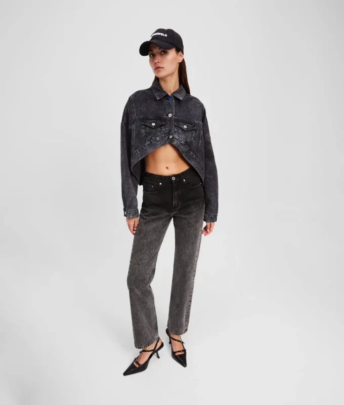 OMBRÉ YÜKSEK BEL DÜZ JEANS OMBRÉ YÜKSEK BEL DÜZ JEANS