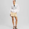 ORCHID EMBROIDERY BOMBER CEKET