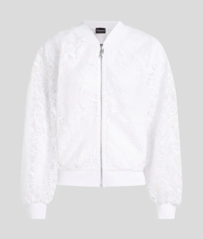ORCHID EMBROIDERY BOMBER CEKET