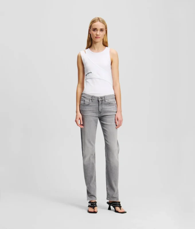 ORTA BEL YARIK UÇLU SLIM JEANS ORTA BEL YARIK UÇLU SLIM JEANS