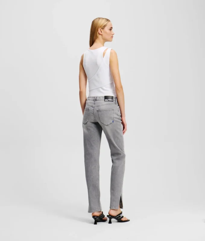 ORTA BEL YARIK UÇLU SLIM JEANS ORTA BEL YARIK UÇLU SLIM JEANS