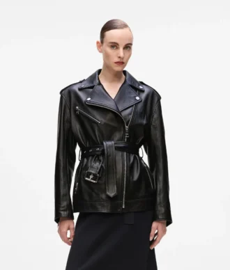 Oversize deri ceket