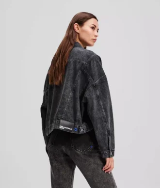 OVERSIZED CROPPED DENIM CEKET OVERSIZED CROPPED DENIM CEKET