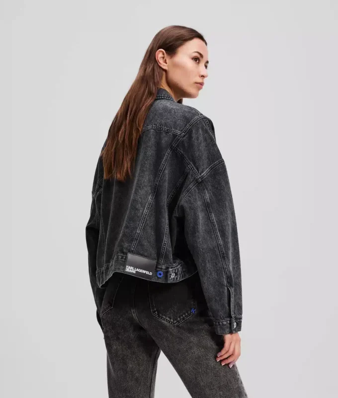 OVERSIZED CROPPED DENIM CEKET OVERSIZED CROPPED DENIM CEKET