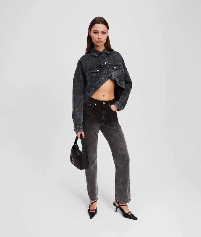 OVERSIZED CROPPED DENIM CEKET OVERSIZED CROPPED DENIM CEKET