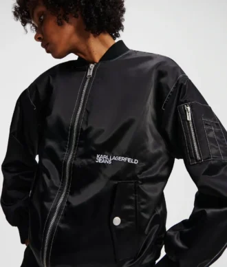 OVERSIZED SATEN BOMBER OVERSIZED SATEN BOMBER