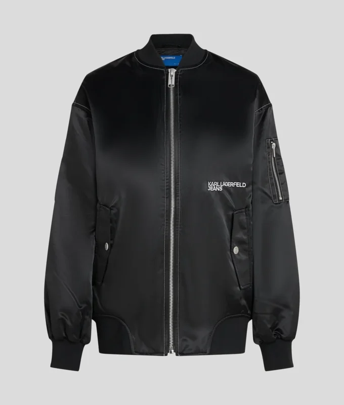 OVERSIZED SATEN BOMBER OVERSIZED SATEN BOMBER