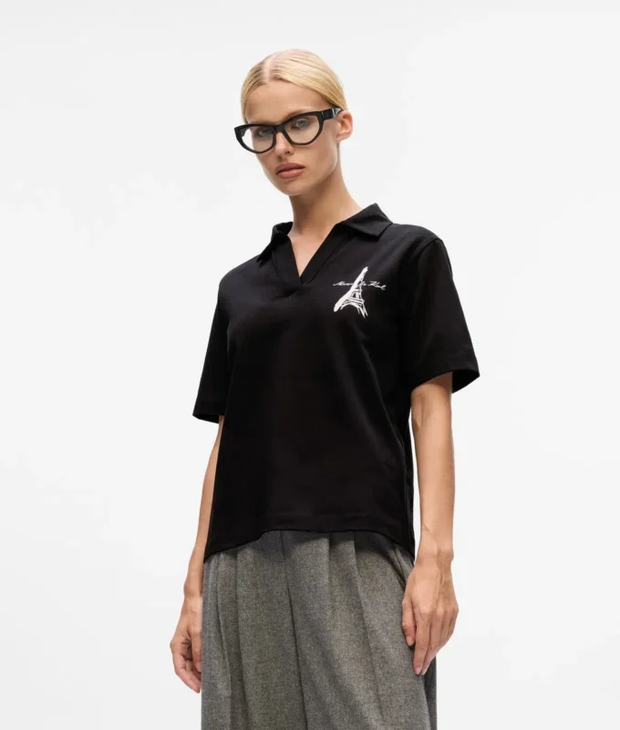 Paris eskizli polo gömlek Paris eskizli polo gömlek