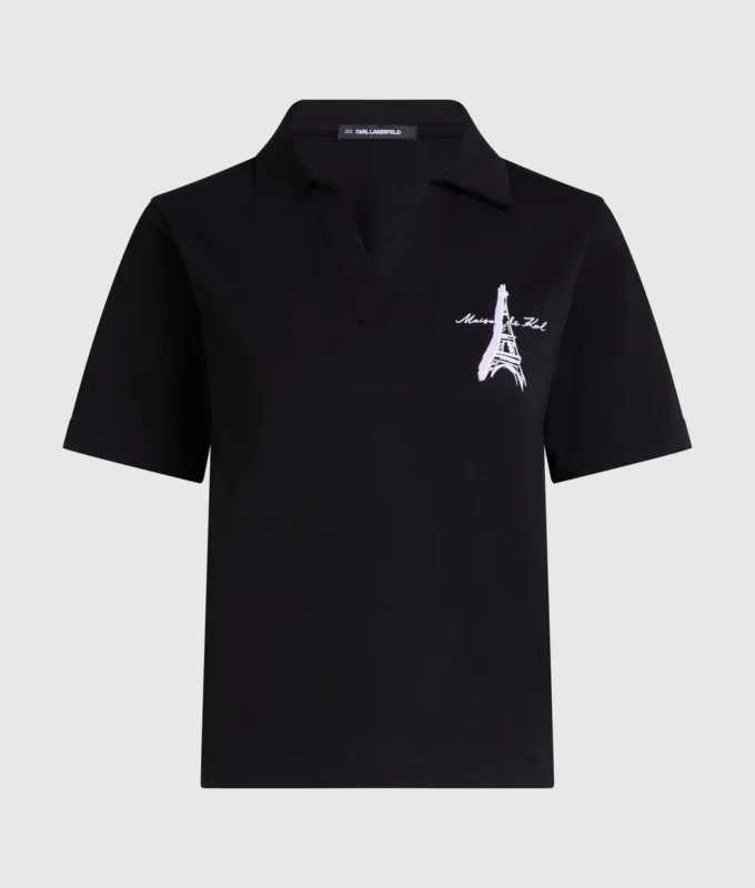 Paris eskizli polo gömlek Paris eskizli polo gömlek