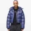Parlak, kutu kesim puffer ceket Parlak, kutu kesim puffer ceket