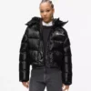 Parlak, kutu kesim puffer ceket Parlak, kutu kesim puffer ceket