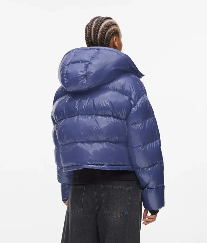 Parlak, kutu kesim puffer ceket Parlak, kutu kesim puffer ceket