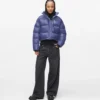 Parlak, kutu kesim puffer ceket Parlak, kutu kesim puffer ceket