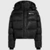 Parlak, kutu kesim puffer ceket Parlak, kutu kesim puffer ceket