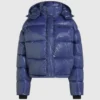 Parlak, kutu kesim puffer ceket Parlak, kutu kesim puffer ceket