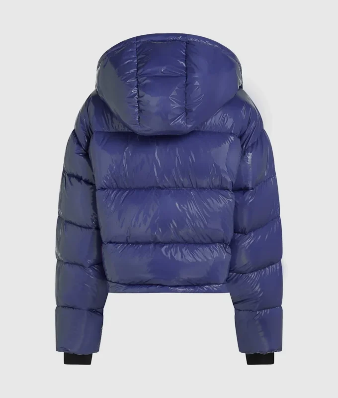Parlak, kutu kesim puffer ceket Parlak, kutu kesim puffer ceket