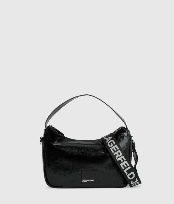 Parlak mini hobo çanta Parlak mini hobo çanta
