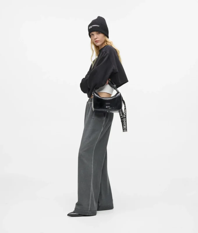 Parlak mini hobo çanta Parlak mini hobo çanta