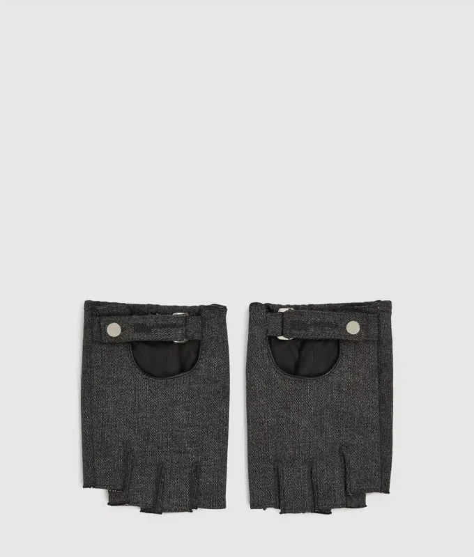 Parmaksız denim eldivenler Parmaksız denim eldivenler