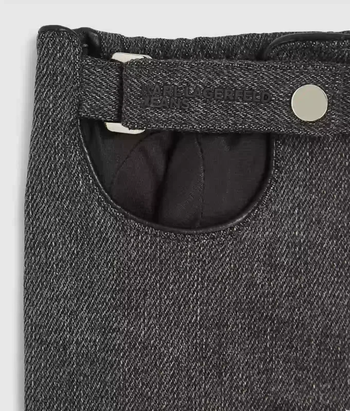 Parmaksız denim eldivenler Parmaksız denim eldivenler