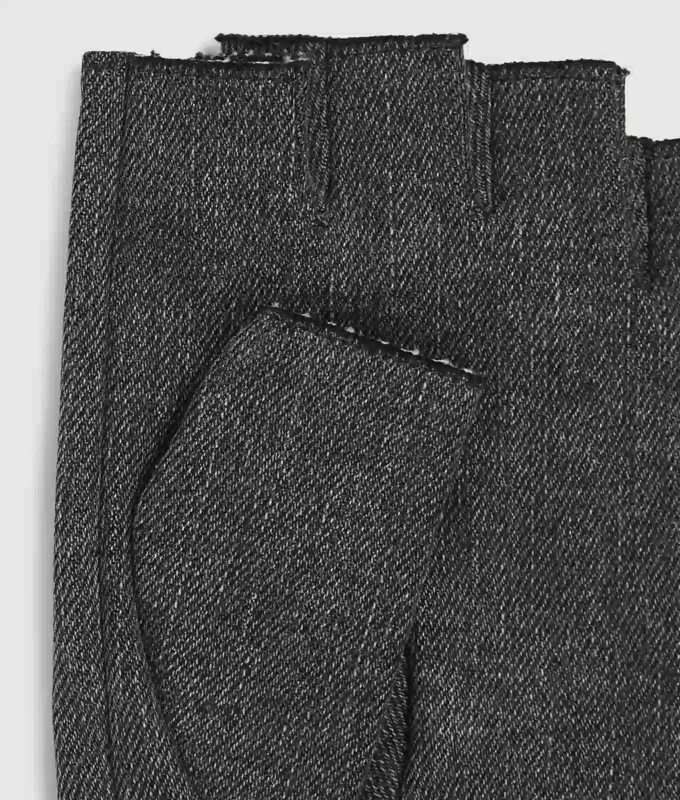 Parmaksız denim eldivenler Parmaksız denim eldivenler