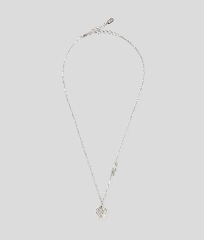 PAVÉ KALP CHARM KOLYE PAVÉ KALP CHARM KOLYE