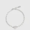 PAVÉ KALP CHARMS BİLEZİK PAVÉ KALP CHARMS BİLEZİK