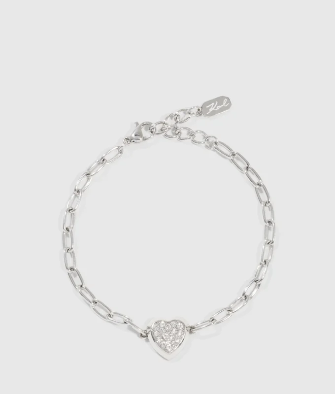 PAVÉ KALP CHARMS BİLEZİK PAVÉ KALP CHARMS BİLEZİK
