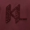 Payetli Monogram Tişört Payetli Monogram Tişört