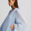 PLEATED MAXI ELBİSE PLEATED MAXI ELBİSE