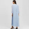 PLEATED MAXI ELBİSE PLEATED MAXI ELBİSE