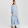 PLEATED MAXI ELBİSE PLEATED MAXI ELBİSE