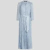 PLEATED MAXI ELBİSE PLEATED MAXI ELBİSE
